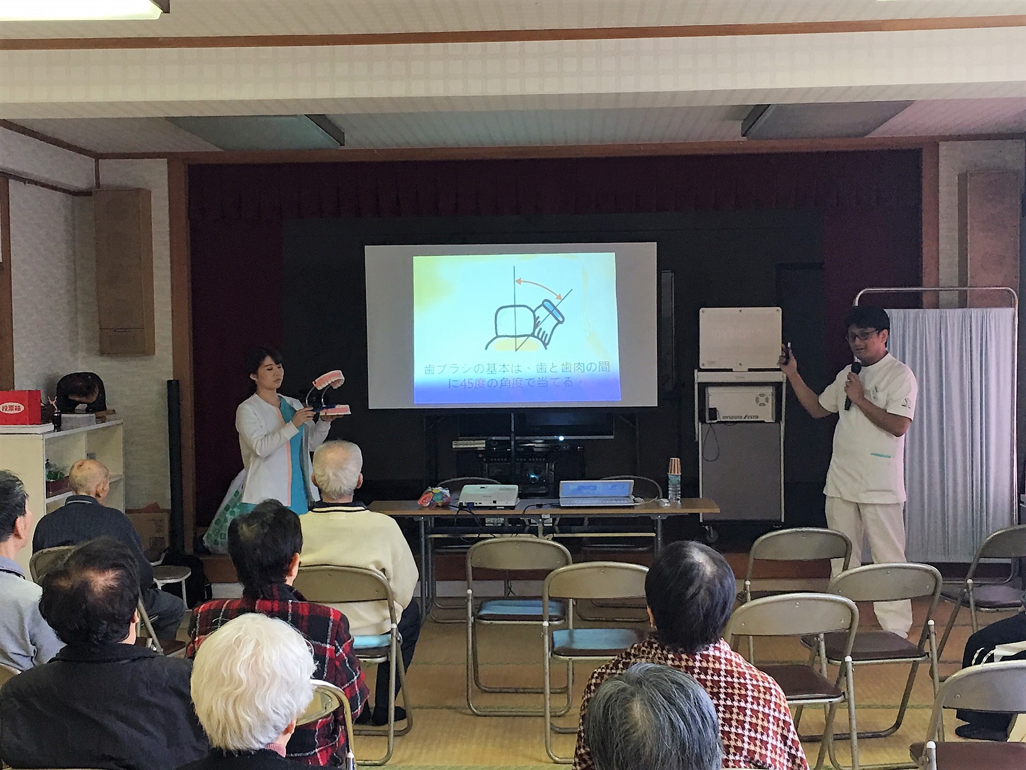 口腔ケアと口腔機能訓練に関する勉強会を行いました(山口県周南市)